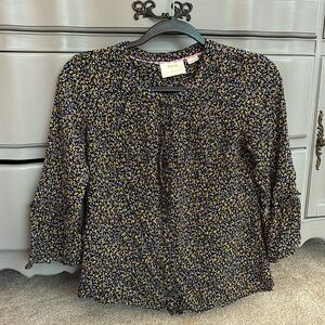 MAEVE by anthropologie multi colored lightweight top XS